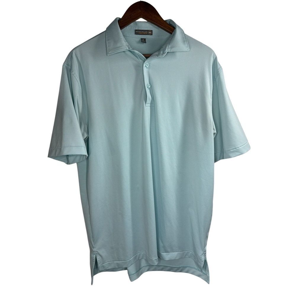 Peter Millar Summer Comfort Polo Shirt Size M  Golf‎